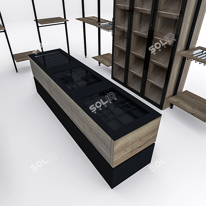 OM Profile Wardrobe Room | Elegant and Spacious 3D model image 4