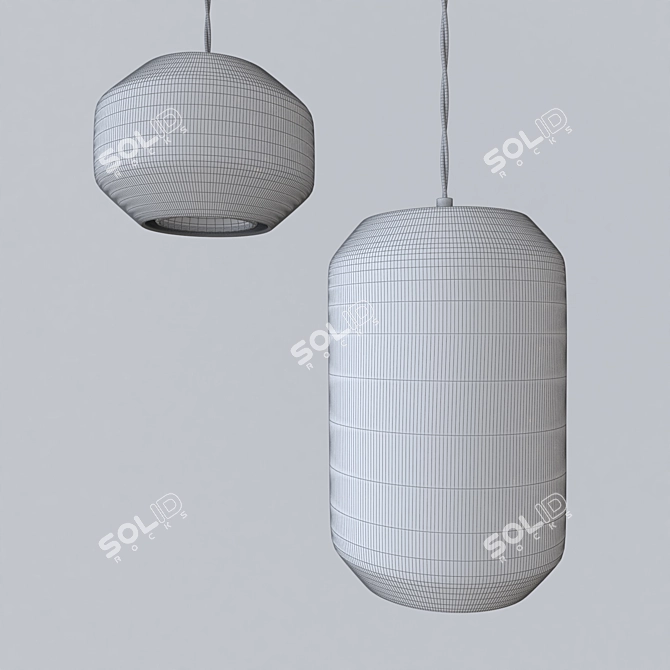 Lee Broom Chamber Pendant Lights 3D model image 2