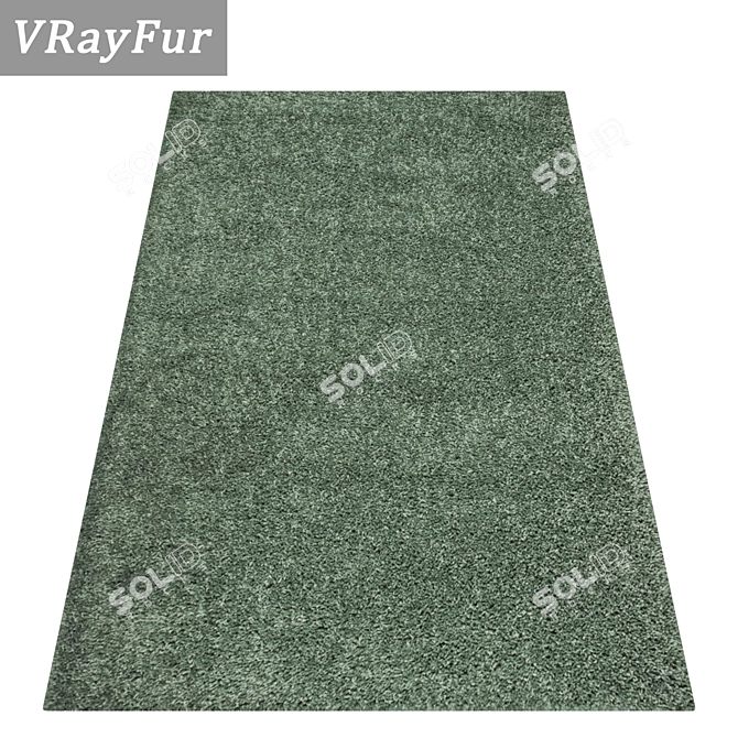 Luxury Carpet Set: High-quality Textures for Close and Far Shots 3D model image 2