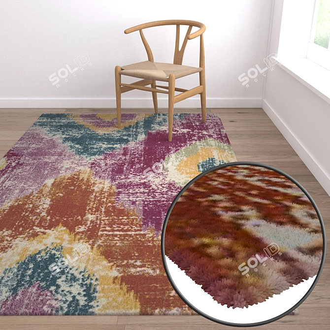 High-Quality Carpet Set 3D Models 3D model image 3