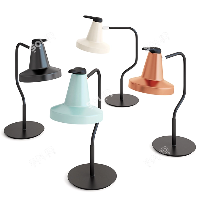 Elegant Illumination: Garcon Table Lamp 3D model image 1