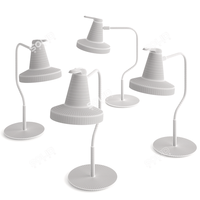 Elegant Illumination: Garcon Table Lamp 3D model image 2