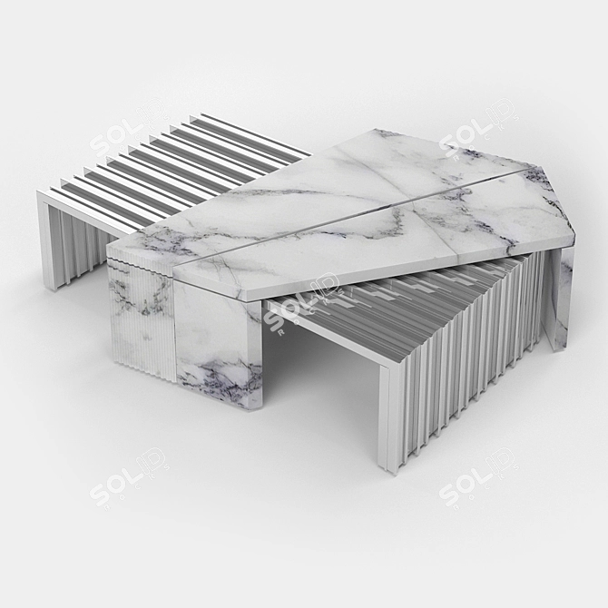 Vertigo Outdoor Coffee Table 3D model image 1