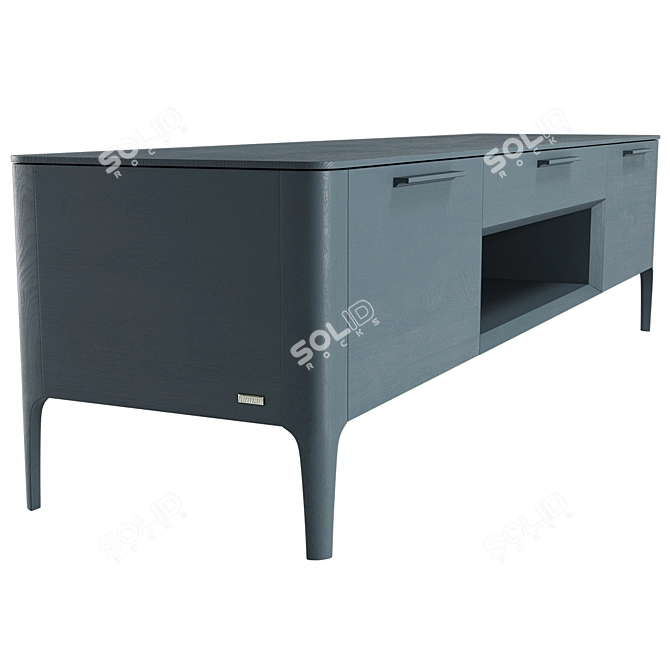 Elegant Furrific TV Storage 3D model image 4