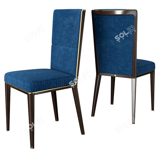 Contemporary Volpi Dining Set 3D model image 3