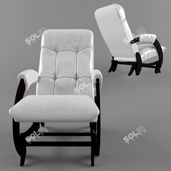 Glider Comfort Rocking Chair 3D model image 2