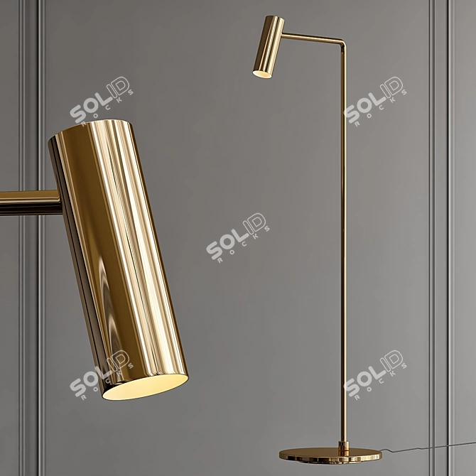 Elegant Illumination Decor Floor Lamp 3D model image 1