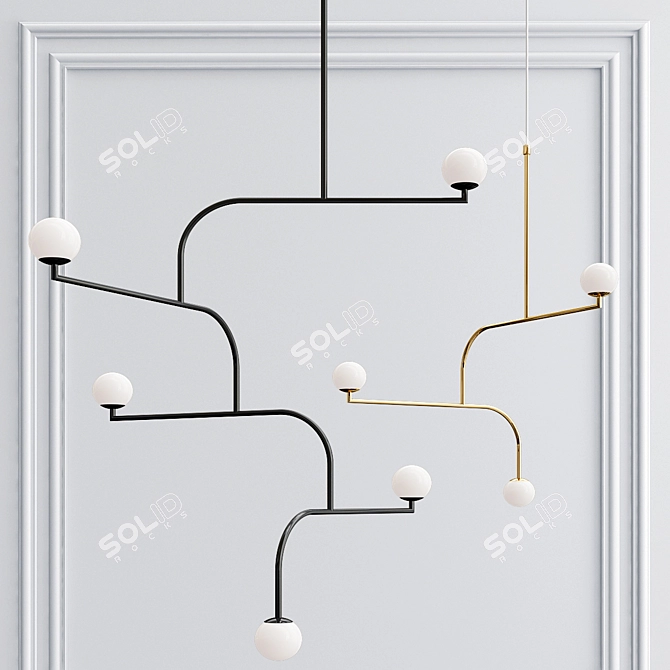 Elegant Pholc MOBIL Pendants 3D model image 3