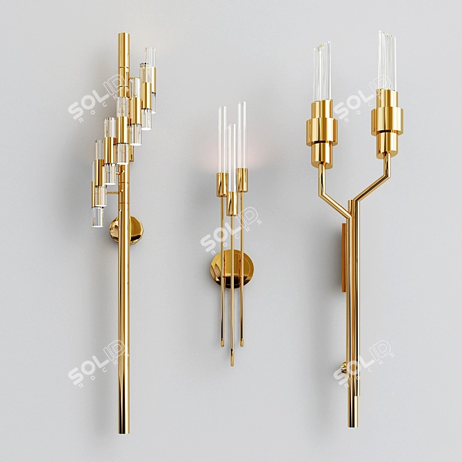 Luxxu Wall Light Collection 3D model image 2