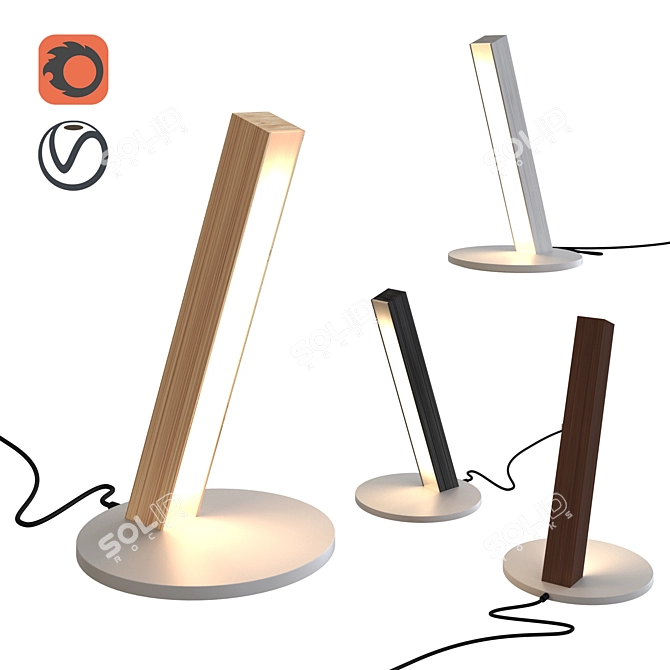 TUNTO LED40 QI Desk Lamp 3D model image 1