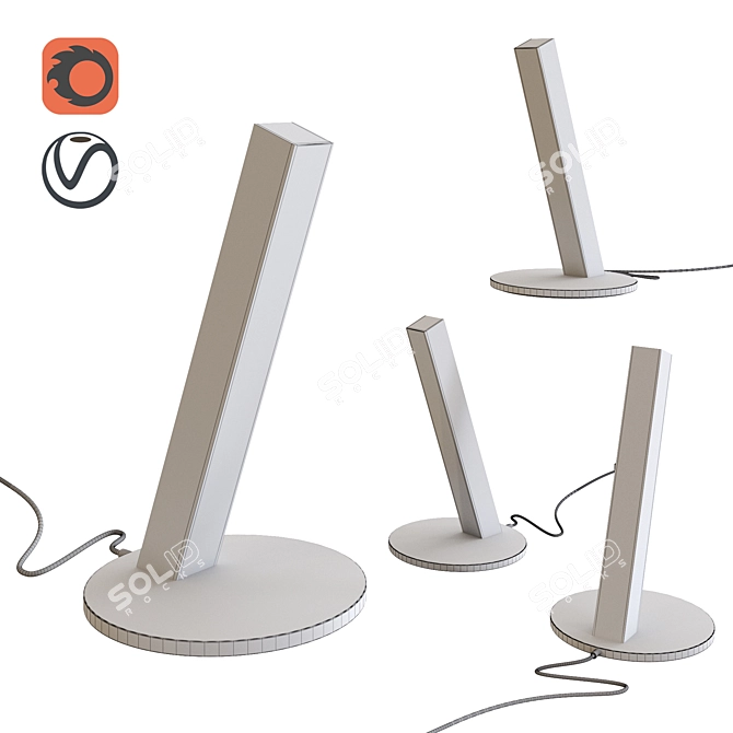 TUNTO LED40 QI Desk Lamp 3D model image 2