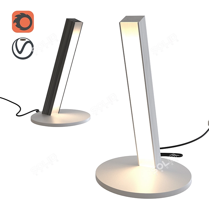 TUNTO LED40 QI Desk Lamp 3D model image 4