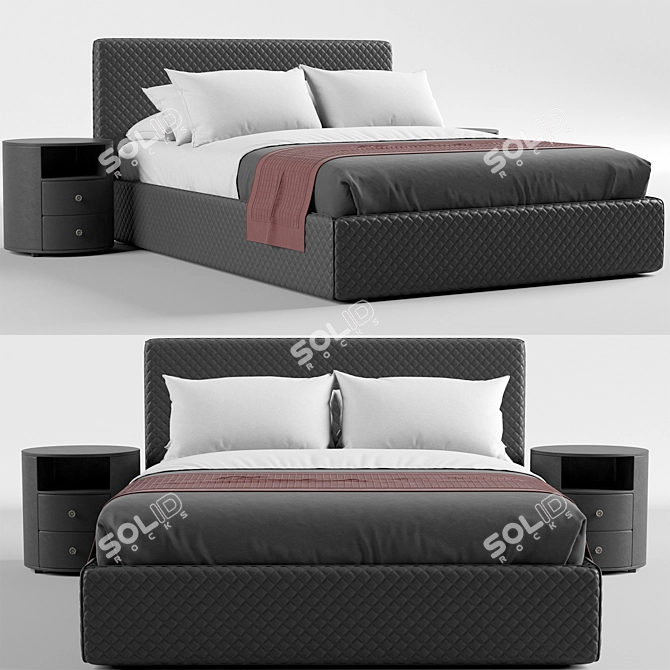 Sleek Estetica Vision Nice 2-Bed 3D model image 1