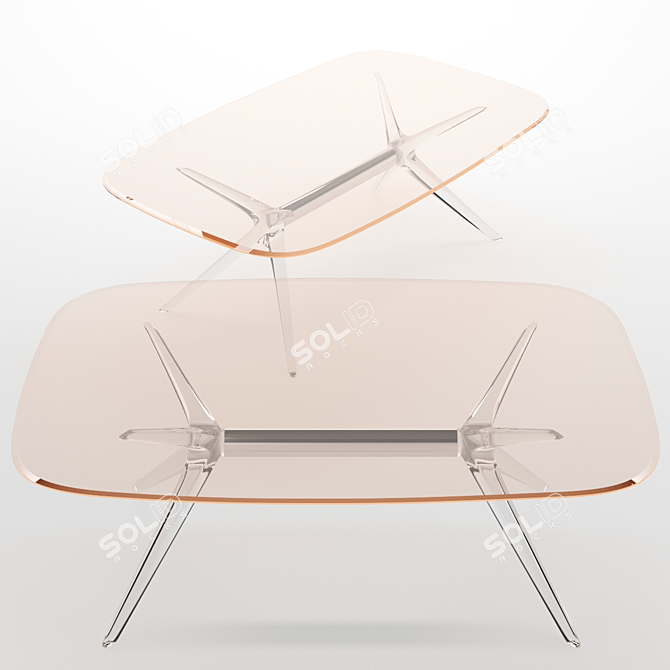 Kartell Blast Coffee Table 3D model image 1