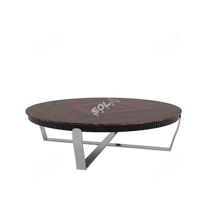 Elegant Aristo XL Coffee Table 3D model image 1