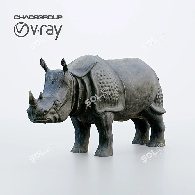Rhino_kerkadan 2016: Detailed 3D Model 3D model image 1