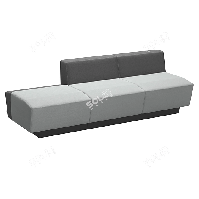 Modern COR Affair 02 Sofa 3D model image 2