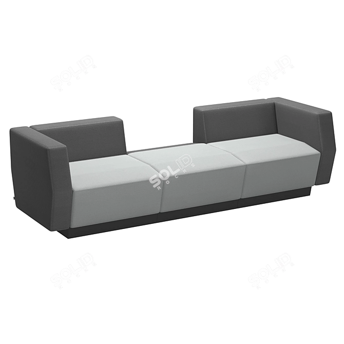 Modern COR Affair 02 Sofa 3D model image 3