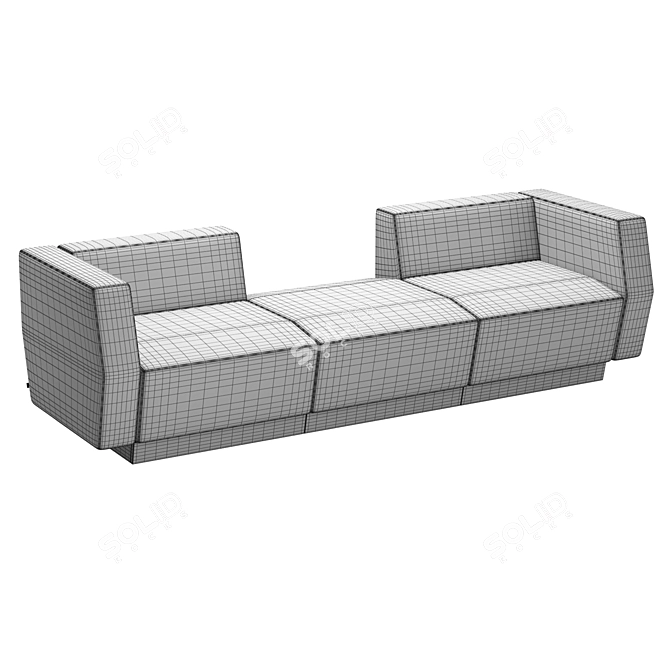 Modern COR Affair 02 Sofa 3D model image 5