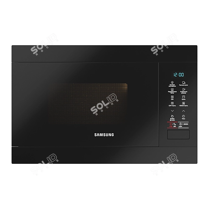 Samsung MG22M8054AK Built-in Microwave: High-Quality & Efficient 3D model image 1