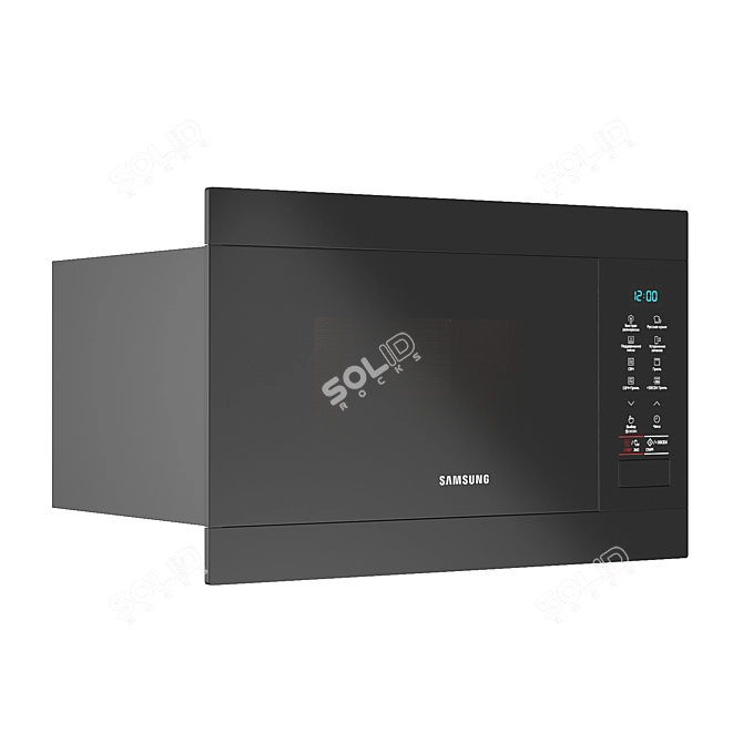 Samsung MG22M8054AK Built-in Microwave: High-Quality & Efficient 3D model image 3