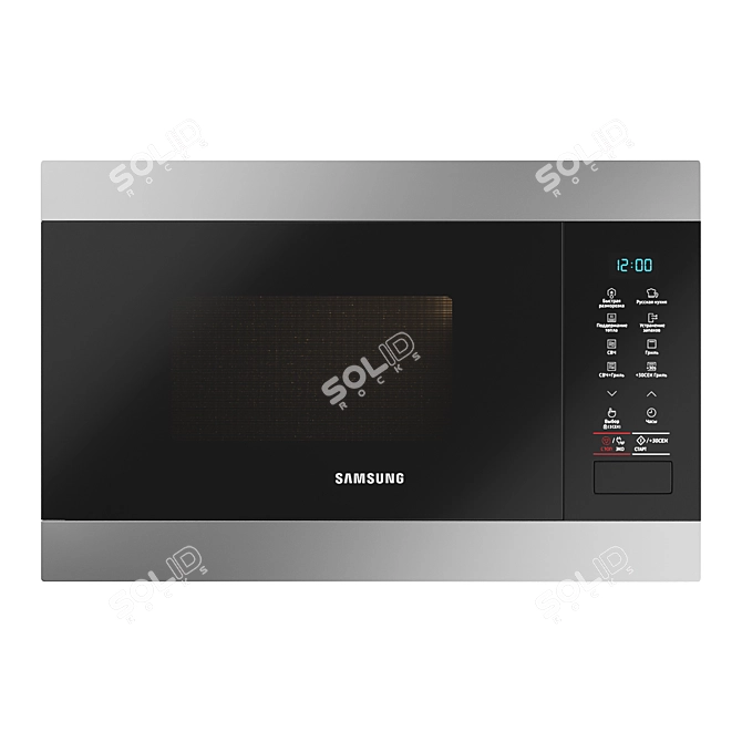 Samsung MG22M8074AT Built-in Microwave 3D model image 1
