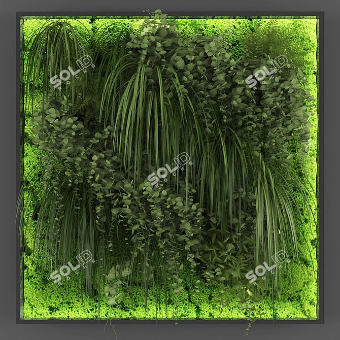 Poly Vertical Garden Kit 3D model image 1