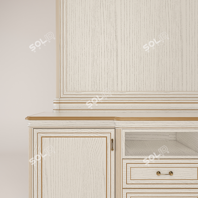 Vasilisa TV Stand and Shield 3D model image 3