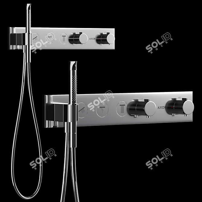 AXOR Select 530/90 Thermostatic Faucet 3D model image 6