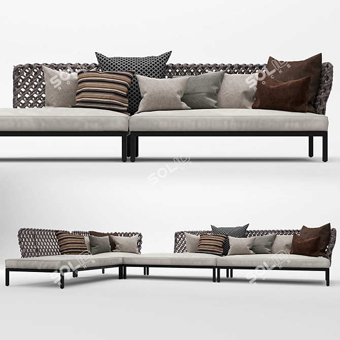 B&B Italia Outdoor Collection: Stunning 3D Models 3D model image 1