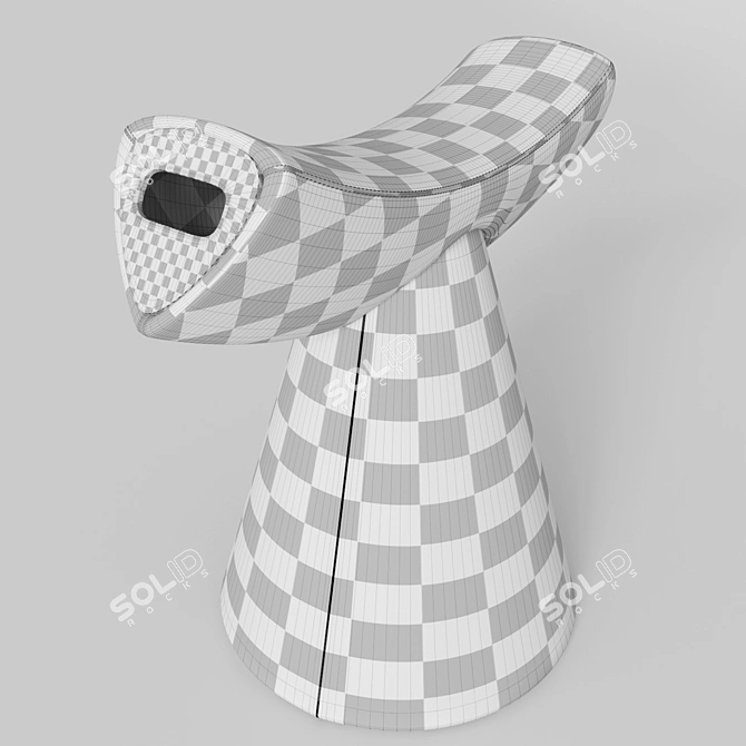 GARDIAN Stool: Stylish & Functional 3D model image 3