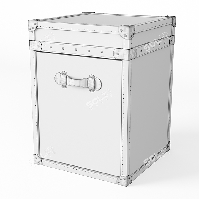 Luxury Restoration Hardware Trunk 3D model image 3