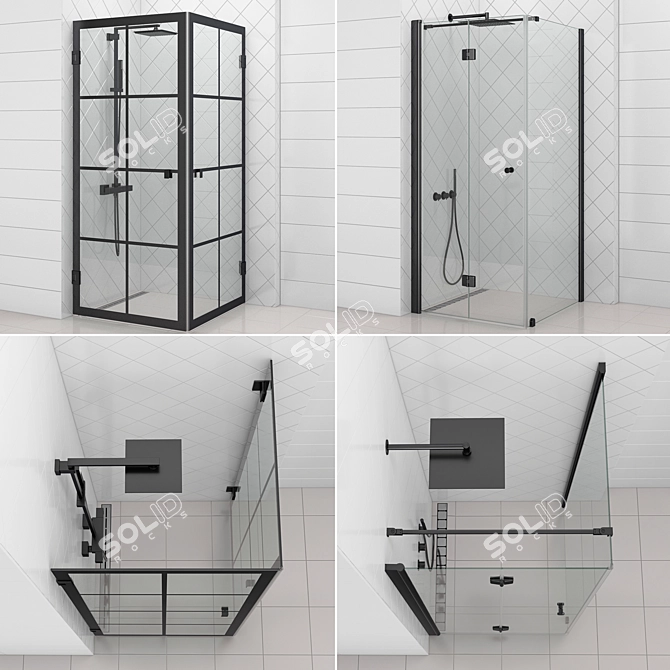 Svedbergs Set 85 Shower Collection 3D model image 2