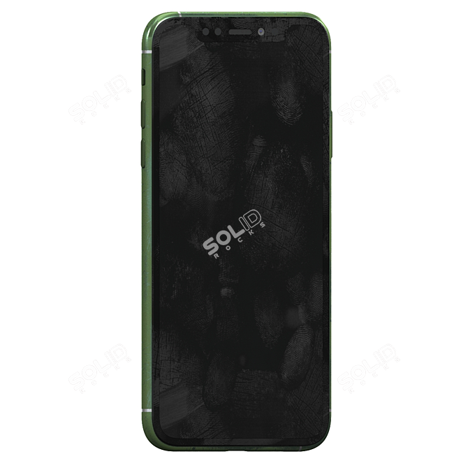 Green Iphone 11 Pro: High Poly Model 3D model image 4