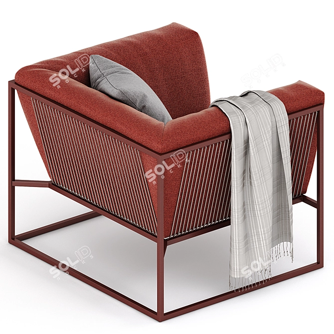 Arpa Armchair: Sleek, Stylish, Comfortable 3D model image 4