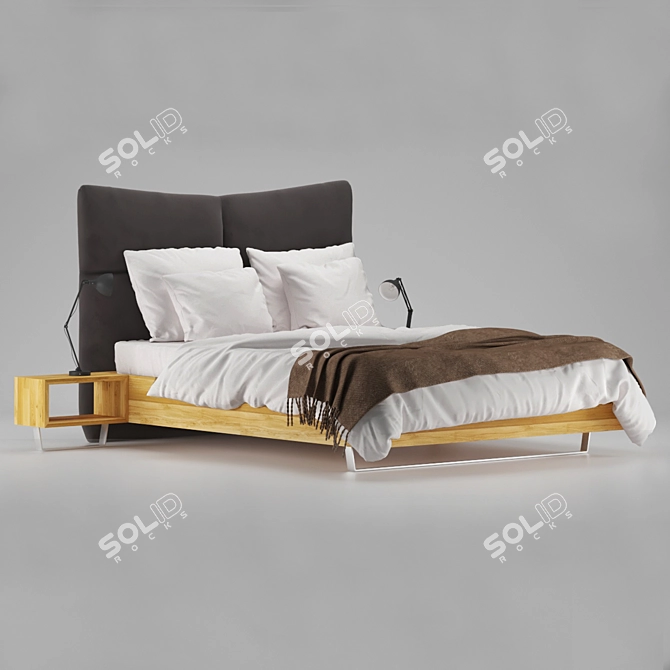 CozySlip Bed Town 3D model image 2