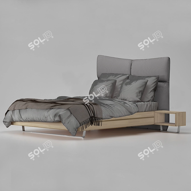 CozySlip Bed Town 3D model image 12