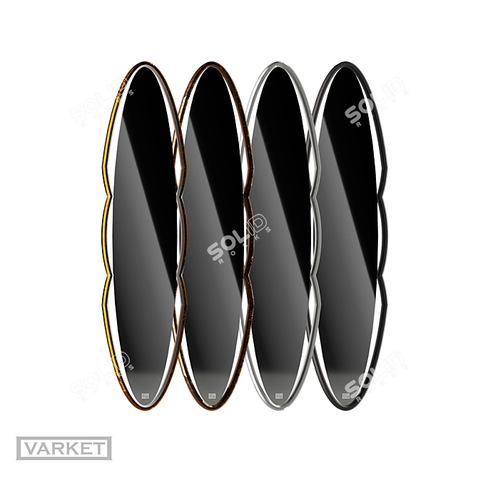 Futuristic Mirror Varket 3D model image 2