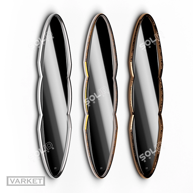 Futuristic Mirror Varket 3D model image 4