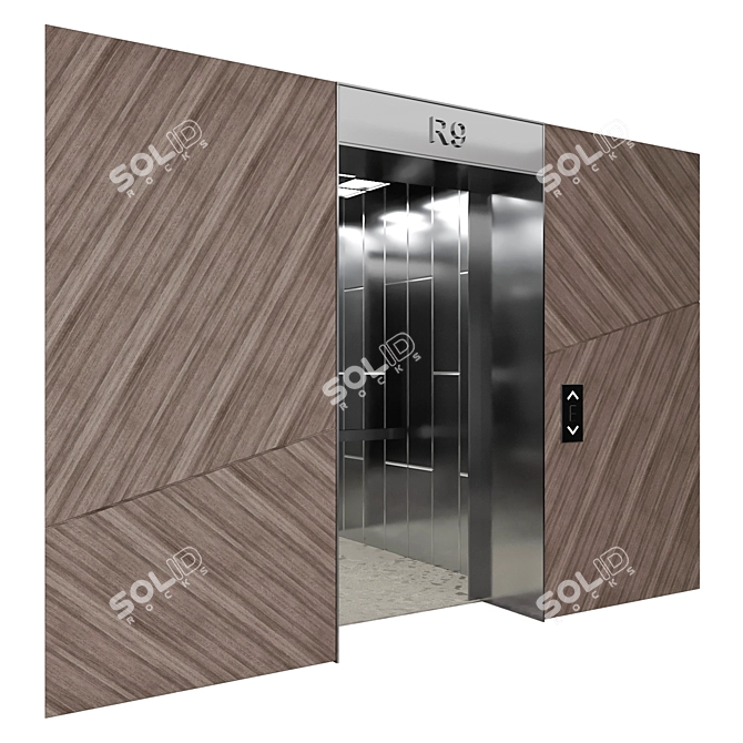 Elevating Walls: Versatile Panel 4 3D model image 2