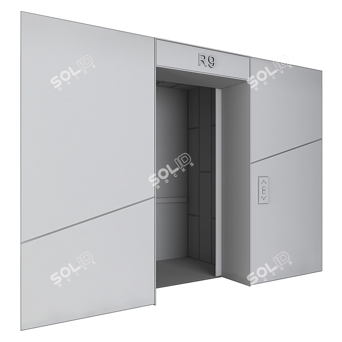 Elevating Walls: Versatile Panel 4 3D model image 4