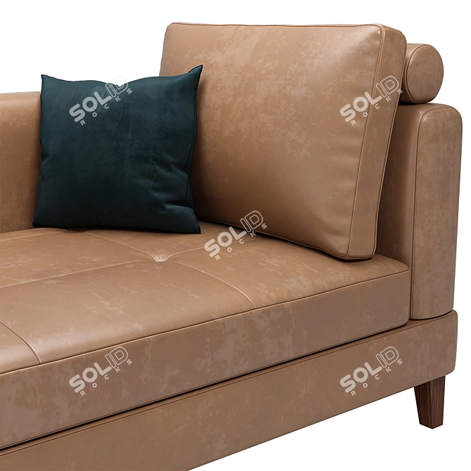 Luxury Karin Chaise: Sleek Design & Supreme Comfort 3D model image 3