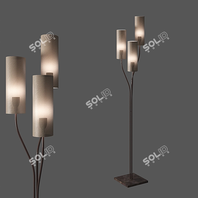 Porta Romana Hydra Floor Lamp 3D model image 1