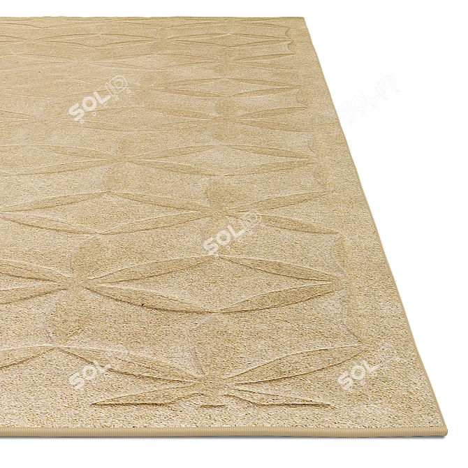 Luxury Upholstered Carpet 3D model image 2