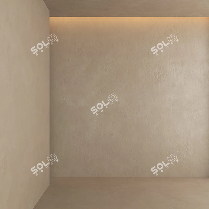 Elegant Plaster Finishes 3D model image 1