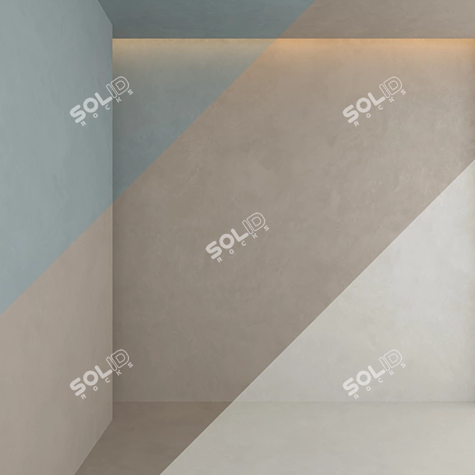 Premium Decorative Plaster: High-Quality Textures, Multiple Formats 3D model image 2