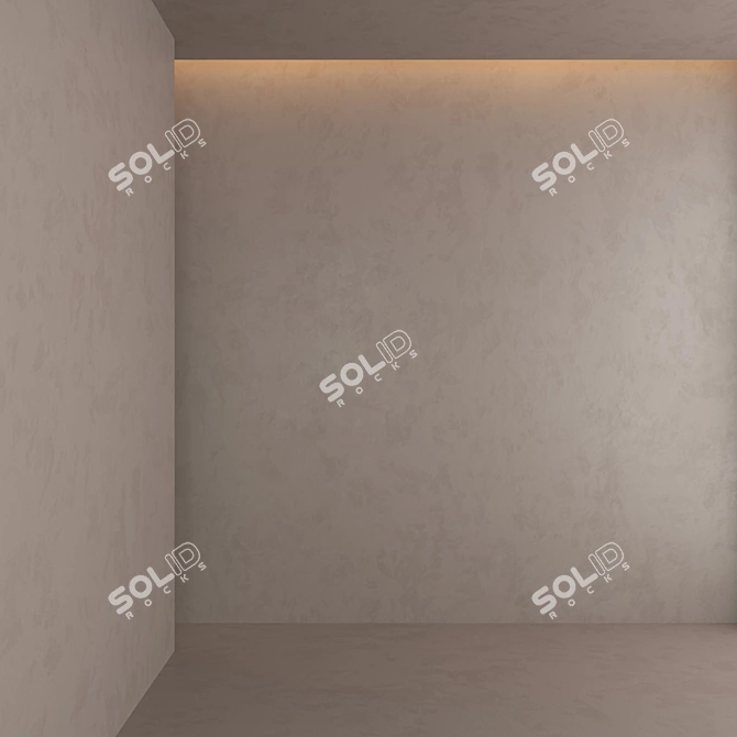 Elegant Plaster Finishes Kit 3D model image 1