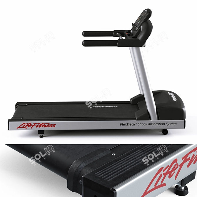 Active Series Treadmill: Top Performance 3D model image 5