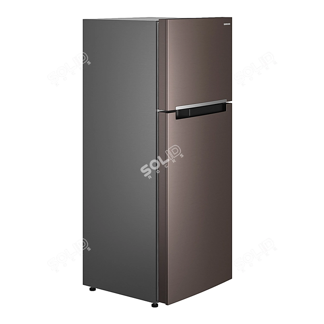 Samsung RT6000 RT43K6000DX Refrigerator - Modern Design, Energy Efficient 3D model image 3