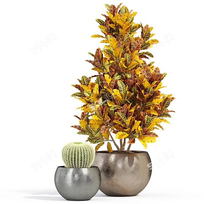 Lush Botanical Bounty: Fleurami ROYAL 3D model image 3